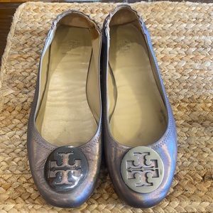 Tory Burch
Minnie Travel Ballet Flat, Gunmetal